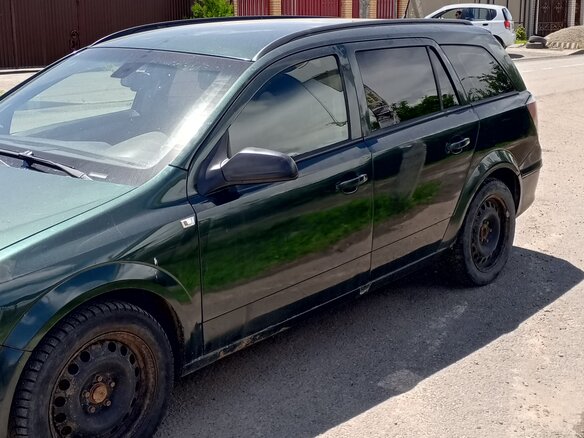 2004 Opel Astra H, зелёный, 300000 рублей - вид 3