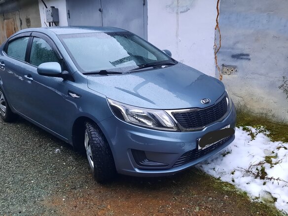 2013 Kia Rio III, голубой, 755000 рублей - вид 1