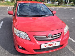 2008 Toyota Corolla AMT X (E140, E150), красный, 950000 рублей, вид 2