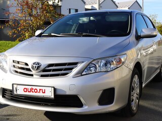 2011 Toyota Corolla X (E140, E150) Рестайлинг, серебристый, 1099000 рублей, вид 3