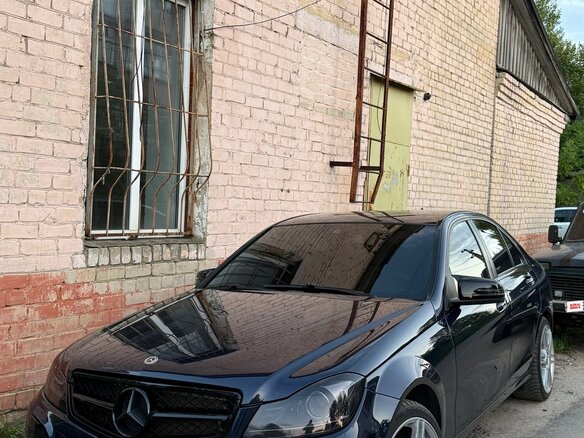2013 Mercedes-Benz C-Класс 180 III (W204) Рестайлинг, синий - вид 2