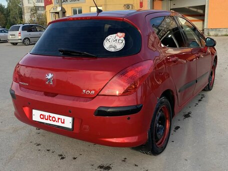 2010 Peugeot 308 I, красный, 370000 рублей, вид 5