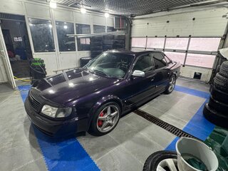 1992 Audi 100 S4 IV (C4), фиолетовый, 1200000 рублей, вид 1