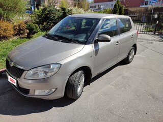 2014 Skoda Fabia II Рестайлинг, бежевый, 1280000 рублей, вид 1
