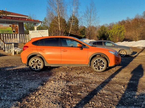 2011 Subaru XV I, оранжевый, 1200000 рублей - вид 7