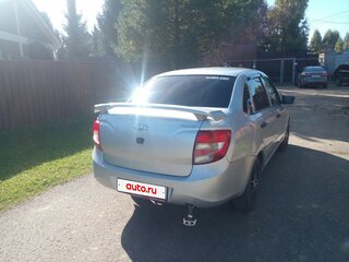 2014 Lada (ВАЗ) Granta I, серебристый, 500000 рублей, вид 4