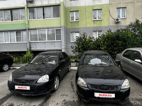 2008 Lada (ВАЗ) Priora I, синий, 120000 рублей, вид 2