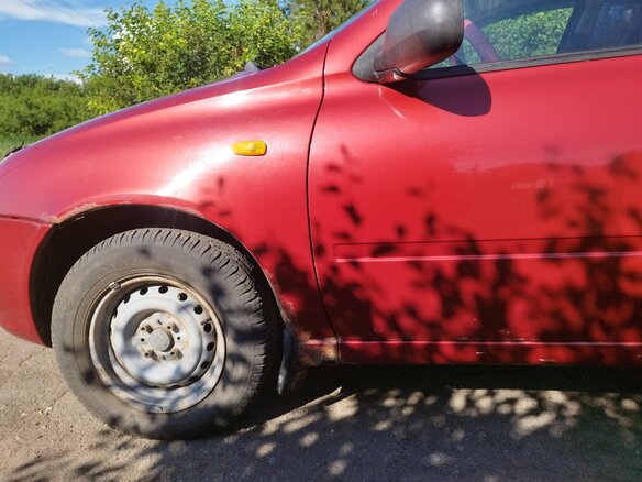 2006 Lada (ВАЗ) Kalina I, красный, 180000 рублей - вид 18