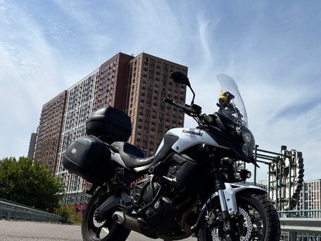 2013 Kawasaki Versys 650, белый, 470000 рублей, вид 2