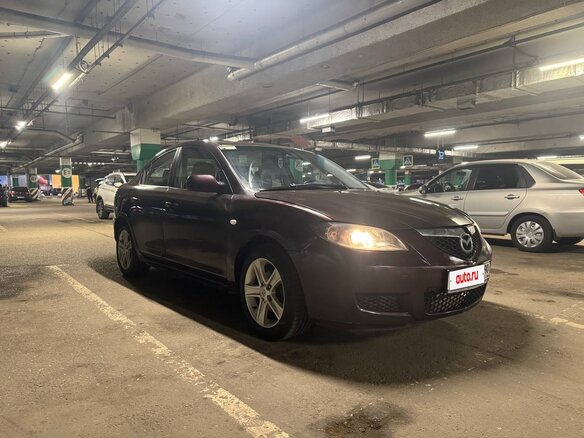 2007 Mazda 3 I (BK) Рестайлинг, красный - вид 2