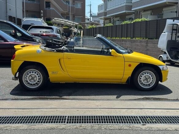 1991 Honda Beat, жёлтый, 800000 рублей - вид 6