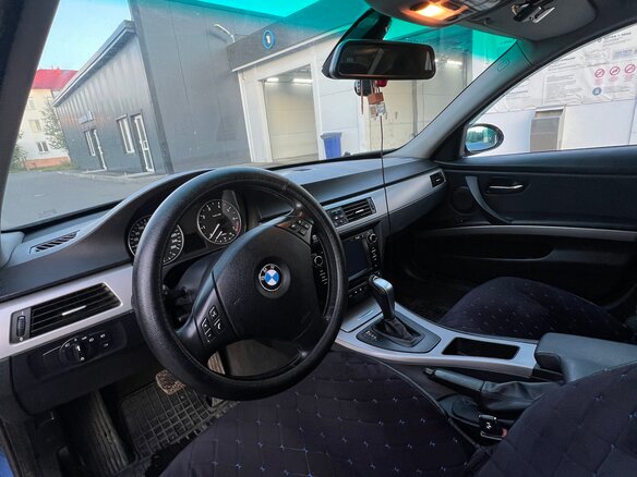 2007 BMW 3 серии 320i V (E90/E91/E92/E93), синий, 750000 рублей - вид 15