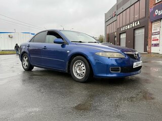 2005 Mazda 6 I (GG) Рестайлинг, синий, 250000 рублей, вид 2