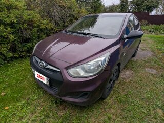 2012 Hyundai Solaris I, фиолетовый, 500000 рублей, вид 1
