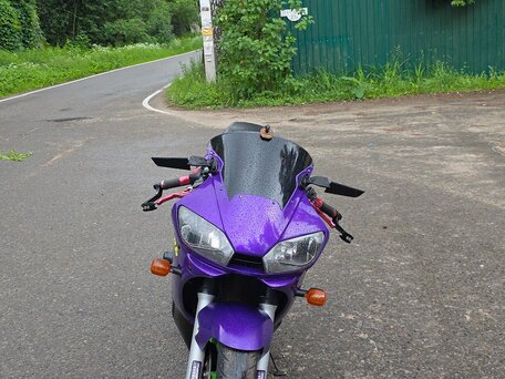 2002 Yamaha YZF-R6, фиолетовый, 330000 рублей, вид 3