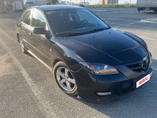 2008 Mazda 3 I (BK) Рестайлинг, чёрный, 410000 рублей, вид 1
