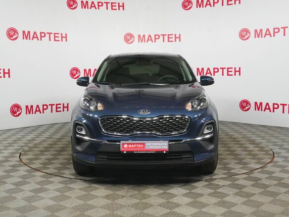 2021 Kia Sportage IV Рестайлинг, синий - вид 2