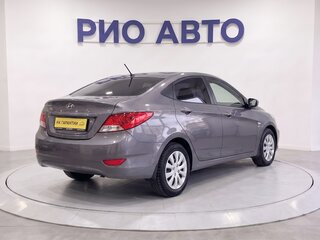 2013 Hyundai Solaris I, чёрный, 794999 рублей, вид 4