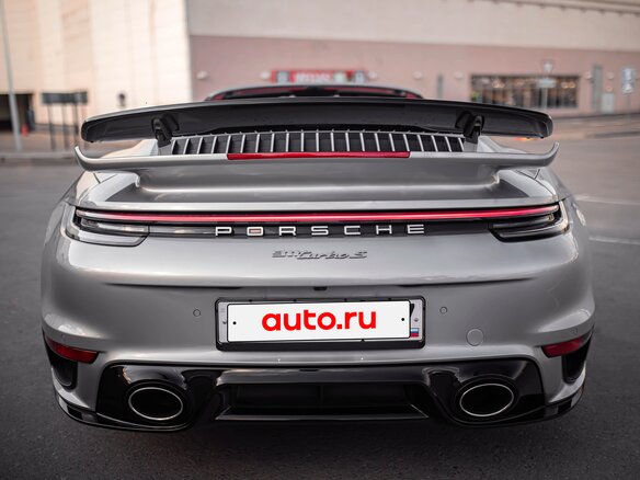 2020 Porsche 911 Turbo S VIII (992), серый - вид 7