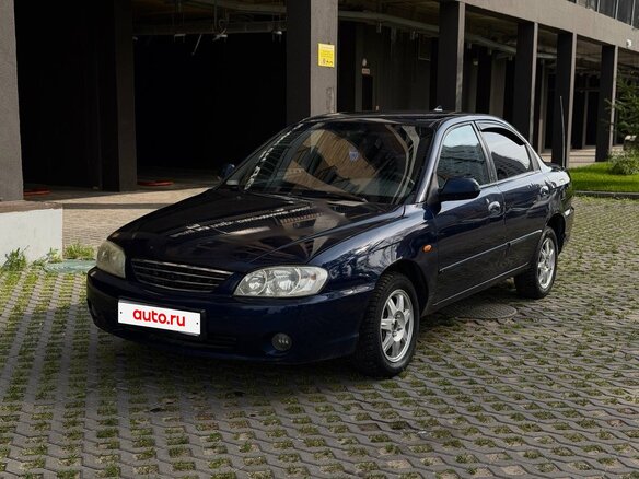2008 Kia Spectra I Рестайлинг 2, синий, 189000 рублей