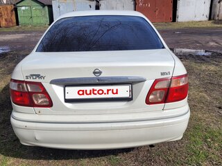 2001 Nissan Bluebird Sylphy I (G10), белый, 310000 рублей, вид 4