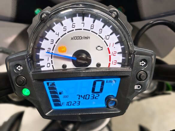 2013 Kawasaki ER-6N, зелёный, 360000 рублей - вид 8