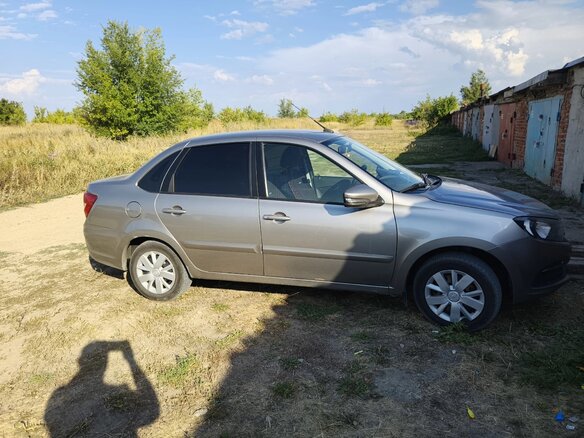 2019 Lada (ВАЗ) Granta I Рестайлинг, серебристый, 550000 рублей - вид 1