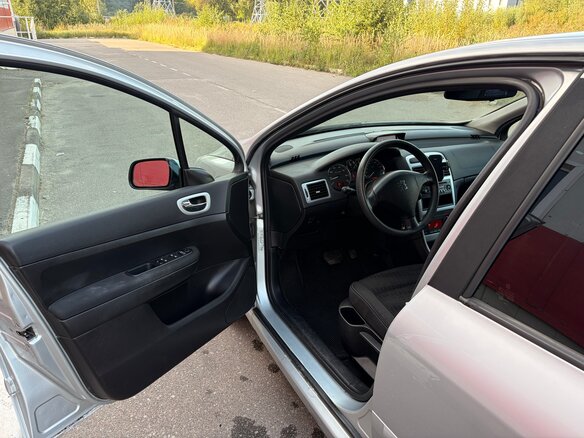 2007 Peugeot 307 I Рестайлинг, серебристый, 380000 рублей - вид 9