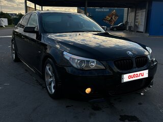 2005 BMW 5 серии 520i V (E60/E61), чёрный, 950000 рублей, вид 3
