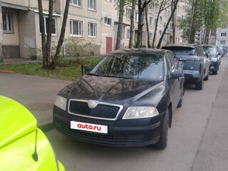 2008 Skoda Octavia II (A5), чёрный, 430000 рублей, вид 2