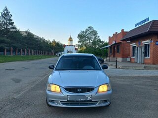 2006 Hyundai Accent ТагАЗ II, серебристый, 395000 рублей, вид 1