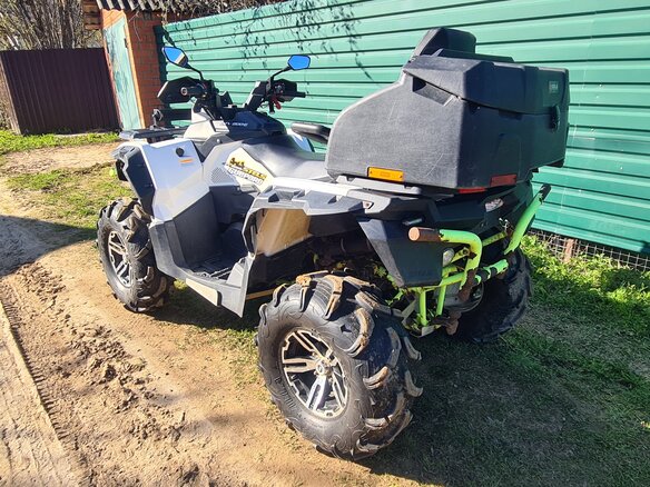 2015 Stels ATV-800 Guepard Trophy, белый, 615000 рублей - вид 4