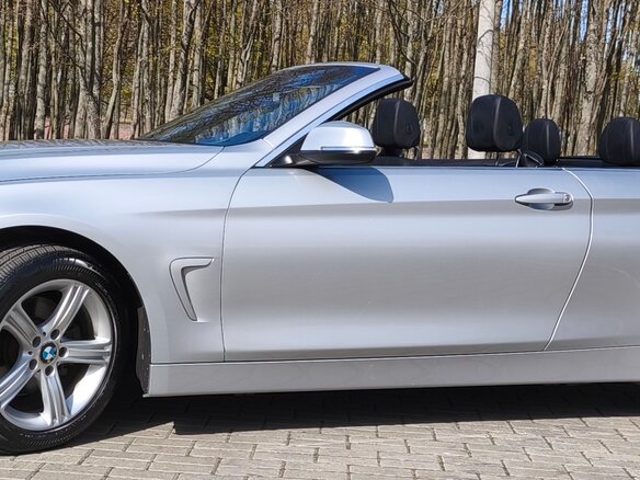 2015 BMW 4 серии 428i F32/F33/F36, серебристый, 1700000 рублей - вид 4