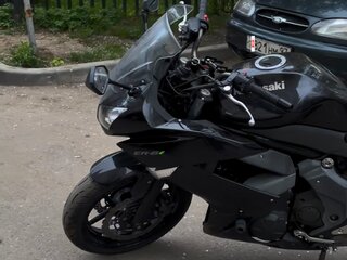 2010 Kawasaki ER-6F (Ninja 650R), чёрный, 445000 рублей, вид 3