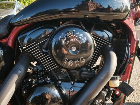 2007 Kawasaki VN1600 Vulcan, чёрный, 600000 рублей, вид 3
