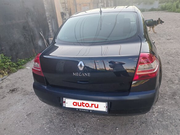 2008 Renault Megane II Рестайлинг, синий - вид 1