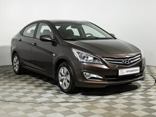 2016 Hyundai Solaris I Рестайлинг, коричневый, 1100000 рублей, вид 3