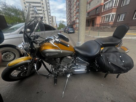 1999 Yamaha XVS1100, золотистый, 415000 рублей, вид 4