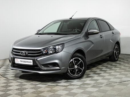2017 Lada (ВАЗ) Vesta I, серый, 849700 рублей, вид 1