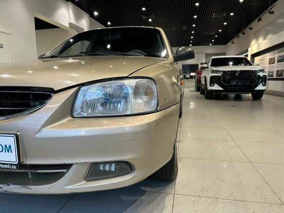 2006 Hyundai Accent ТагАЗ II, бежевый, 240000 рублей - вид 7
