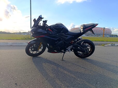 2015 Yamaha YZF-R3, чёрный, 466000 рублей, вид 5