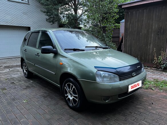 2011 Lada (ВАЗ) Kalina I, зелёный - вид 1