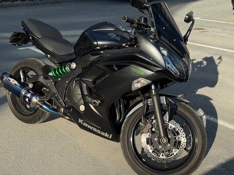 2015 Kawasaki Ninja 400, чёрный, 490000 рублей, вид 4