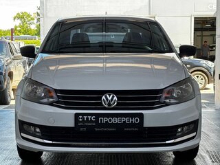 2019 Volkswagen Polo V Рестайлинг, белый, 905000 рублей, вид 2