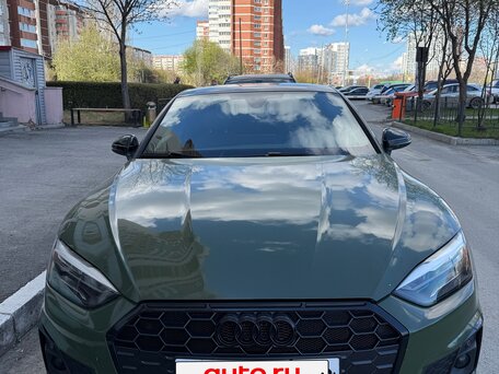 2020 Audi A5 45 TFSI II (F5) Рестайлинг, зелёный, 3350000 рублей, вид 2