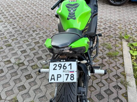 2018 Kawasaki Ninja 650, зелёный, 690000 рублей, вид 2