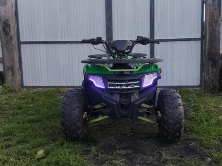 2023 Yamaha Grizzly 125, зелёный, 70000 рублей, вид 1