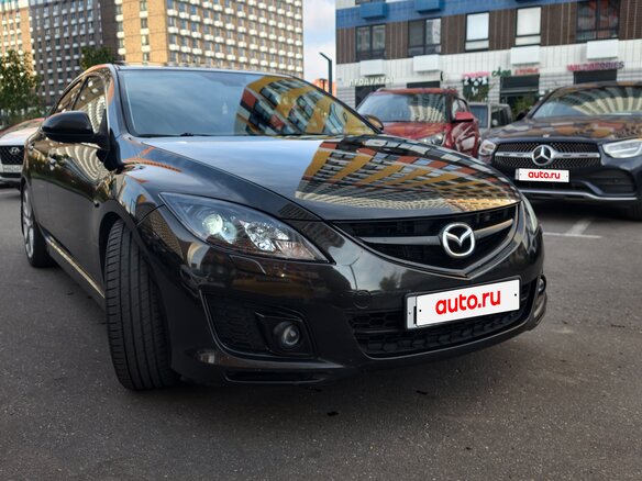 2008 Mazda 6 II (GH), чёрный, 799999 рублей - вид 1
