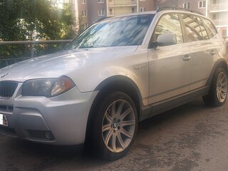 2006 BMW X3 30i I (E83), серебристый, 740000 рублей, вид 2