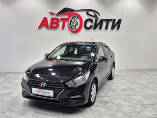 2018 Hyundai Solaris II, чёрный, 775000 рублей, вид 3